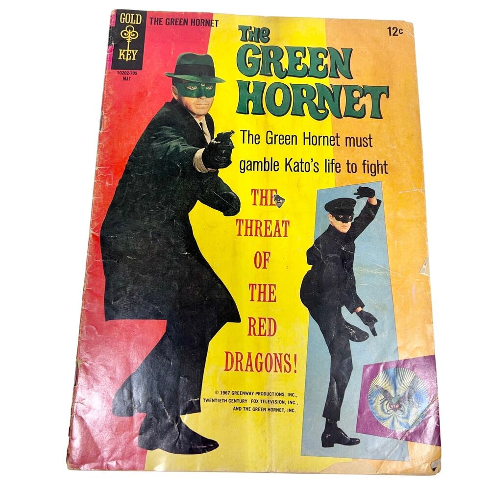 The Green Hornet #2 Gold Key 1967 The Threat of the Red Dragons Comic Book